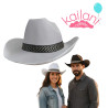 SOMBRERO VAQUERO BLANCO *1U