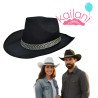 SOMBRERO VAQUERO NEGRO *1U