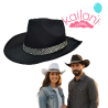 SOMBRERO VAQUERO NEGRO *1U