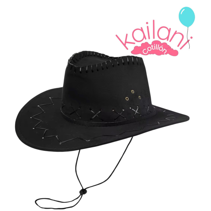 SOMBRERO COWBOY NEGRO  *1U