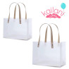 BOLSA DE PVC CON AZAS *10U