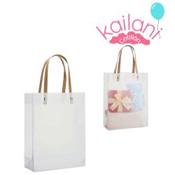 BOLSA DE PVC CON AZAS *10U