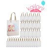 BOLSA DE PVC CON AZAS *10U