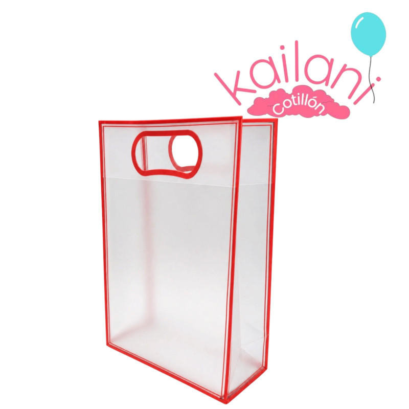 BOLSA PVC ROJO *10U