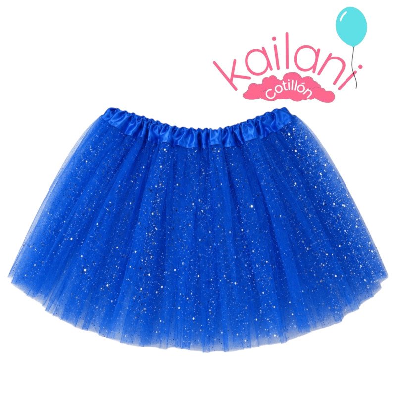 TUTU CON BRILLO AZUL *1U