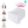 BOLSA ORGANZA 10X15 CM *100U