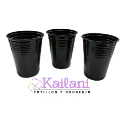 VASO FIESTITA 200cc NEGRO *50U