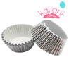 PIROTINES CUPCAKE X100 PLATEADO *1U