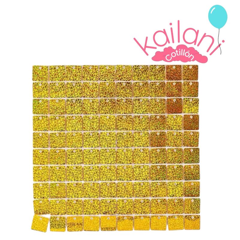 SHIMMER WALL 30X30CM DORADO *6U