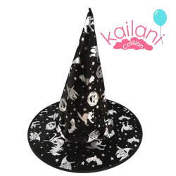 SOMBRERO BRUJA NEGRO *1U