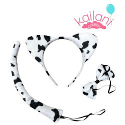 SET VINCHA PELUCHE VACA *6U