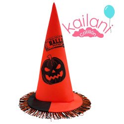 SOMBRERO BRUJA CON FLECO *1U