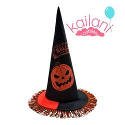 SOMBRERO BRUJA CON FLECO *1U