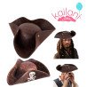 SOMBRERO PIRATA CUERO *1U