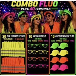 COMBO FLUO PARA 40 PERSONAS