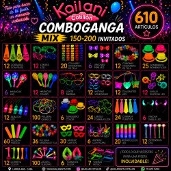 COMBOGANGA MIX 610 ARTICULOS