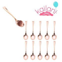 CUCHARITA METALIZADO ROSA GOLDS *24U