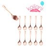 CUCHARITA METALIZADO ROSA GOLDS *24U