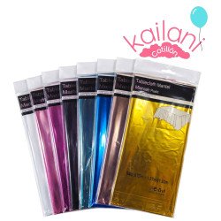 MANTEL PLÀSTICO PLATEADO *1U