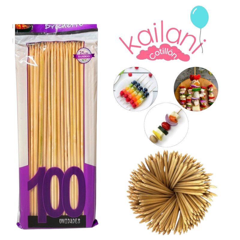 PALITO BROCHETTE GRUESOS *100U