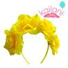 VINCHA 4 FLORES TELA *1U