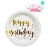 PLATOS HAPPY BIRTHAY DORADO *10U