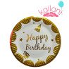 PLATOS HAPPY BIRTHAY DORADO *10U