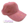 VISERA CON STRASS ROSA *1U