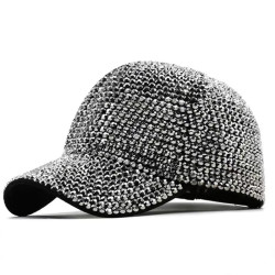 VISERA CON STRASS PLATA *1U