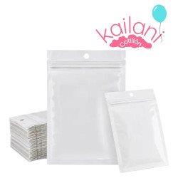 BOLSITA ZIPPER BLANCA *100U