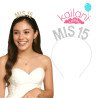 copy of VINCHA CON STRASS MIS 15 ROSA GOLDS *1U