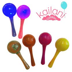 MARACAS MULTICOLOR LED *12U