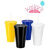 VASO NEGRO 500cc CON SORBETE *12U