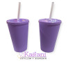 VASO LISO CON SORBETE *20U