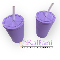 VASO LISO CON SORBETE *20U