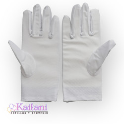 GUANTE BLANCO CORTO 20CM *12U