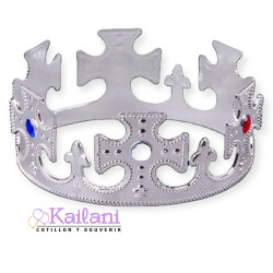 CORONA REY PLATA *6U