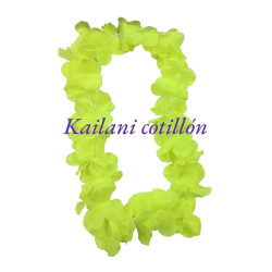COLLAR HAWAIANO FLÚOR TELA *12U