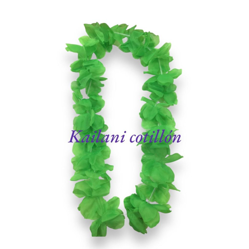 COLLAR HAWAIANO FLÚOR TELA *12U
