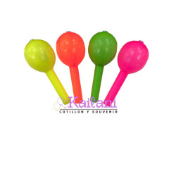 MARACA PLÀSTICA FLÚOR *12U